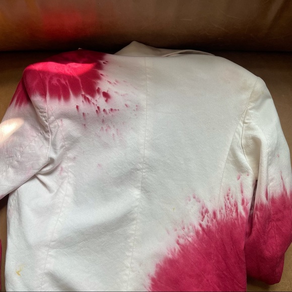 Hand Tie dyed vintage blazer jacket - Picture 15 of 16